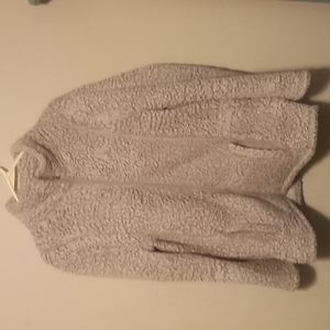 Soft grey zip up jacket